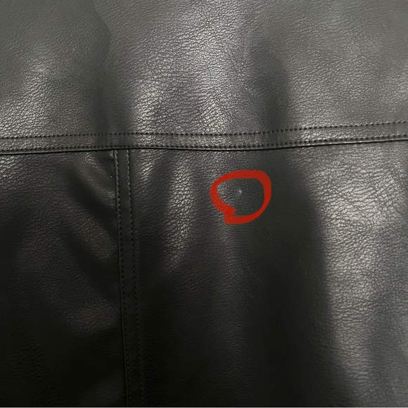 H&M | Faux Leather Shirt Jacket - Picture 9 of 9